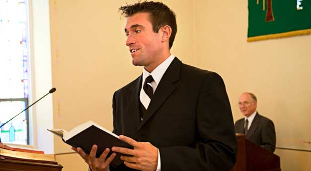 Pastor Preaching