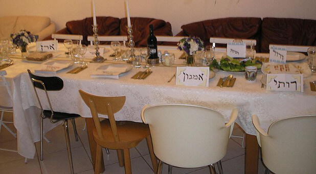 Jewish Seder Table
