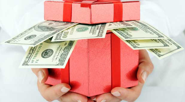 dollars and gifts