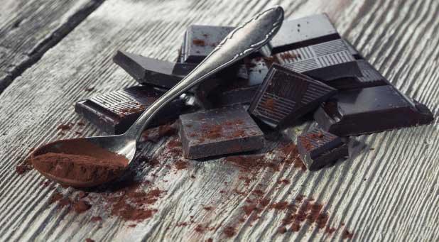 The flavanoids in dark chocolate can help thin out your blood.