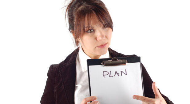 woman with a plan
