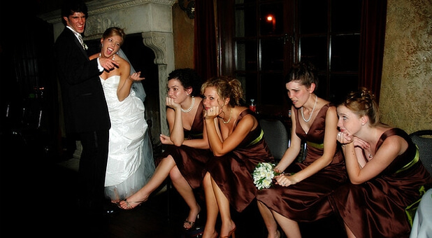 sad bridesmaids