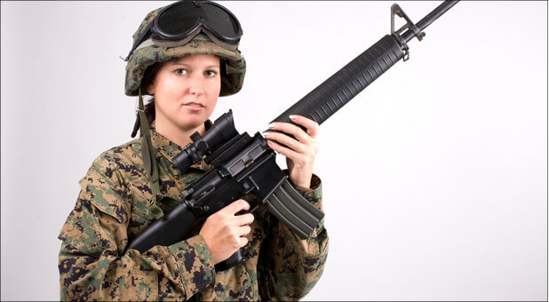 woman soldier
