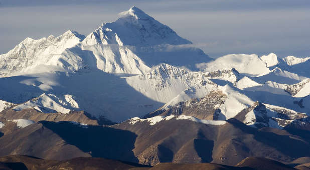The north face of Mount Everest