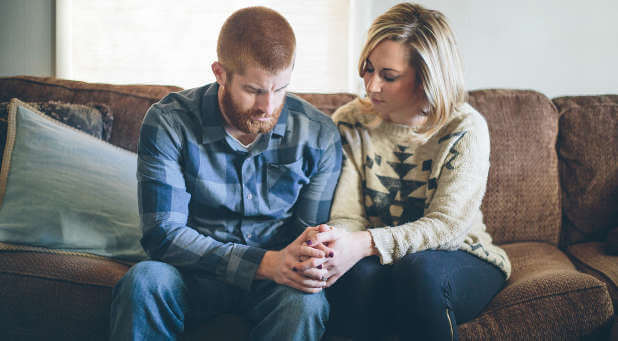 Here's how to entice your non-believing spouse to pray with you.