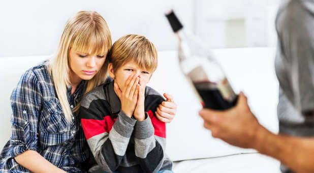 Living with an alcoholic parent can be a frightening proposition.