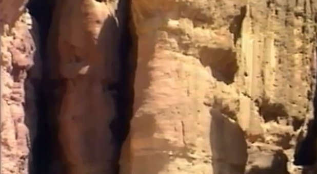 The Pillars of Solomon in the Negev Desert in Israel