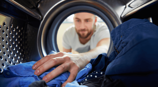 Men, doing the laundry is not that difficult.