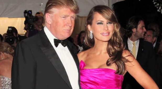 Donald Trump and his wife, Melania