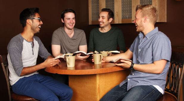 Spiritually happy men most likely belong to a small group.