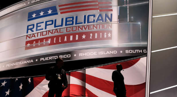 The Republican National Convention is taking place in Cleveland, Ohio.