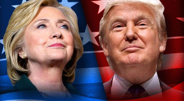 Presidential candidates Hillary Clinton and Donald Trump
